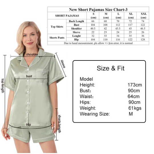 Satin Short PJ Set