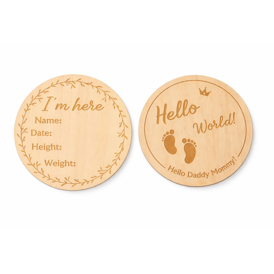 Hello Baby Plaque