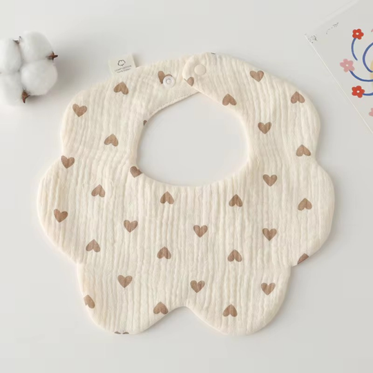 Premium Cotton Gauze Bib & Muslin Blanket Set