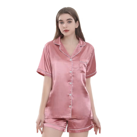 Satin Short PJ Set